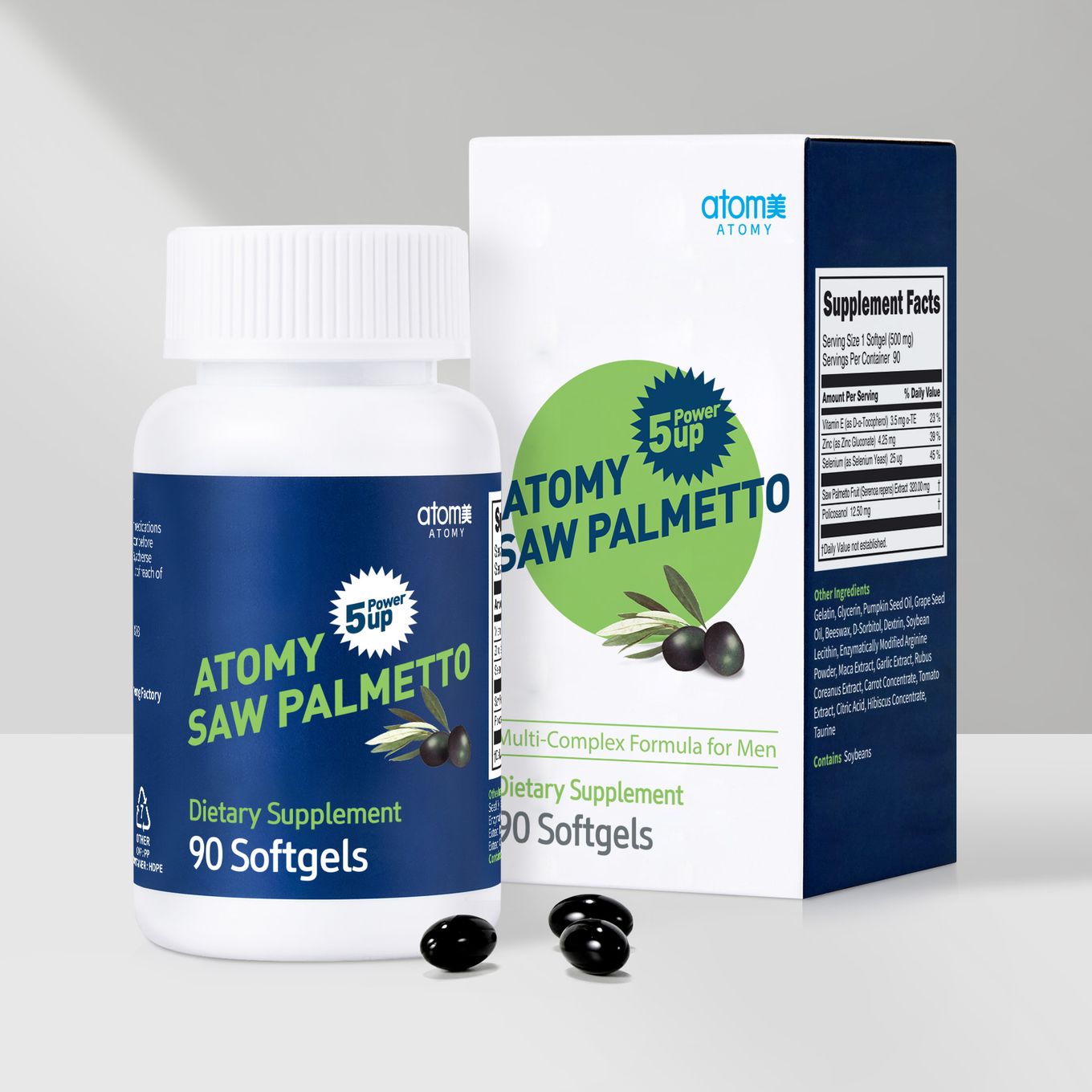 Atomy Saw Palmetto bottle