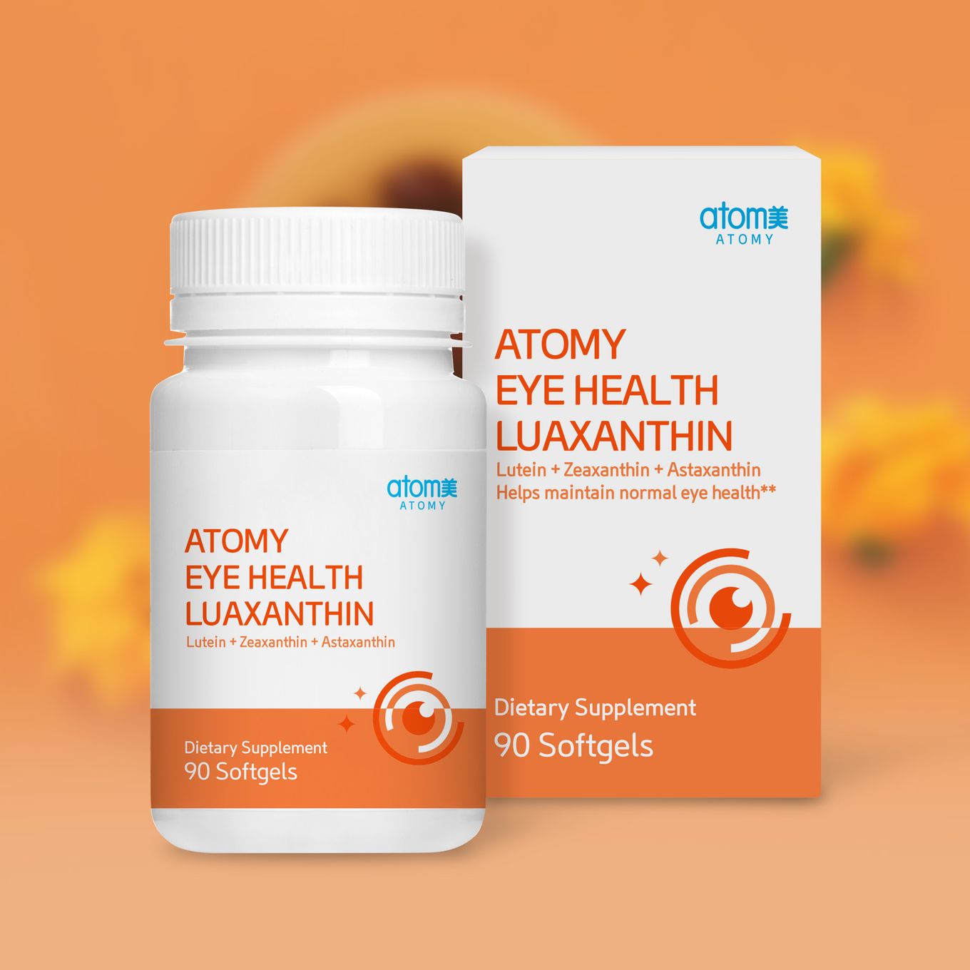 Bottle of Luaxanthin Eye Health Supplement