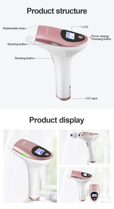 Laser Hair Removal MLAY T3 - Full Body Hair Removal Device Skin Care Set2save 
