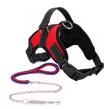 Saddle-type Dog Chest Harness Pet First Aid & Emergency Kits Set2save Xl Red 4