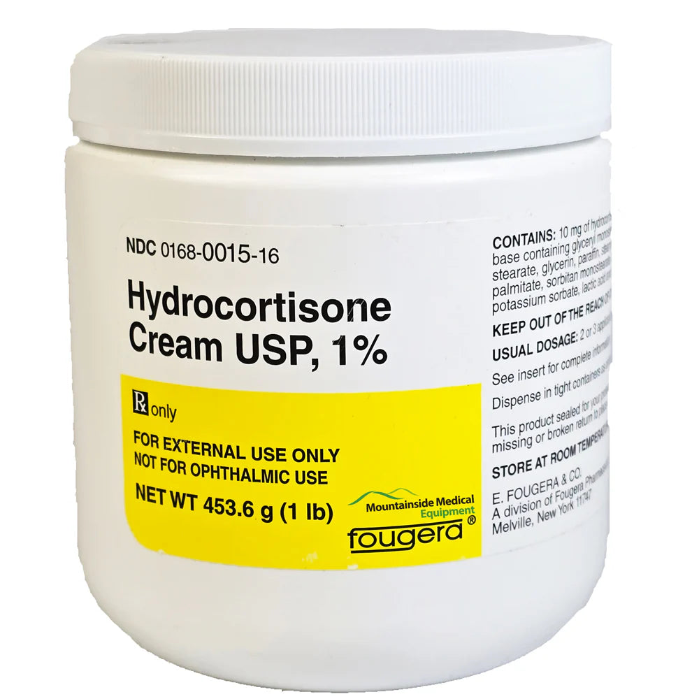 Hydrocortisone Cream 1% Anti-Itch 454 gram Jar (1 Pound)