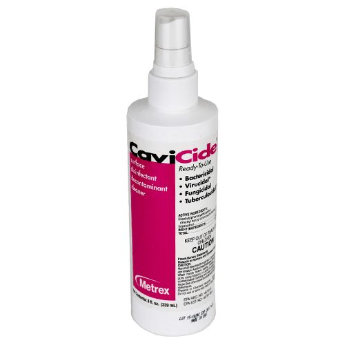 Cavicide Surface Disinfectant Spray 8 oz (Bactericidal, Virucidal, Fungicidal) Floor & Steam Cleaner Accessories Set2save 