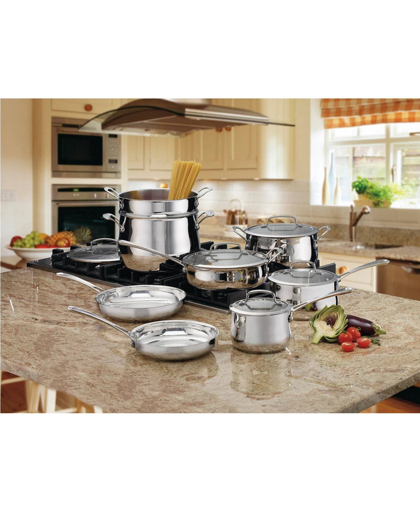 Contour Stainless Steel 13-Pc. Cookware Set Kitchen Appliances Set2save 