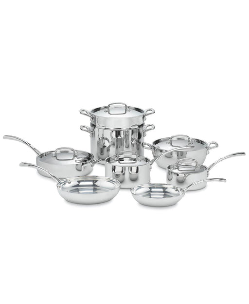 French Classic Stainless 13-Pc. Cookware Set Kitchen Appliances Set2save 