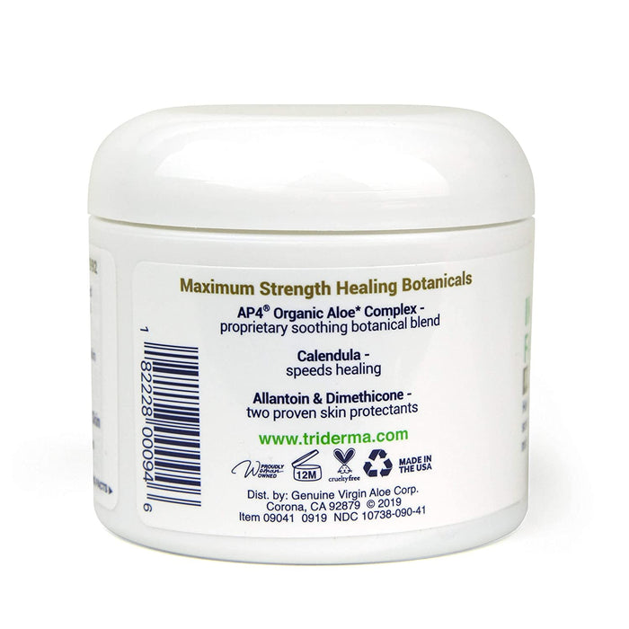 Genuine Virgin Aloe TriDERMA Intense Fast Healing Cream 4 Oz Anti-Aging Skin Care Kits Set2save 