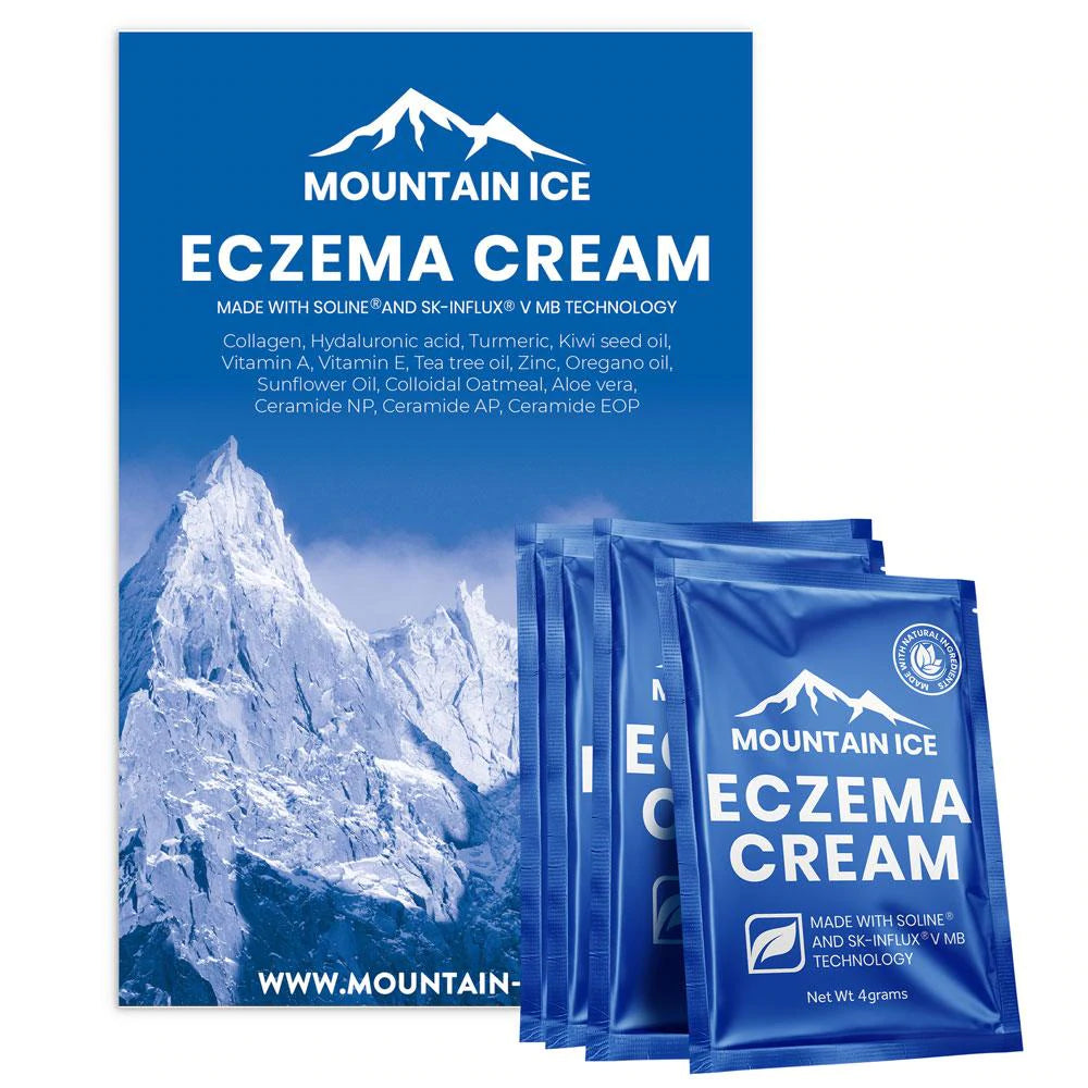 Mountain Ice Eczema Cream (Rebuild Skins Barrier + Retain Moisture Better) (Sample Pack) Skin Care Set2save 