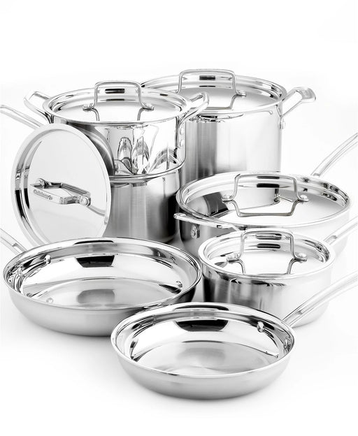 Multiclad Pro Tri-Ply Stainless Steel 12 Piece Cookware Set Kitchen Appliances Set2save 
