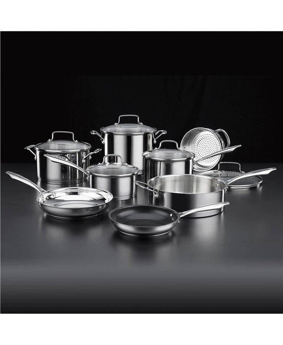 Professional Series Stainless 13-Pc. Cookware Set Kitchen Appliances Set2save 