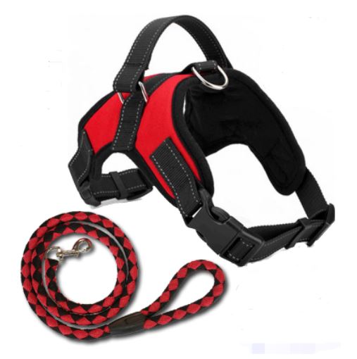 Saddle-type Dog Chest Harness Pet First Aid & Emergency Kits Set2save M Red 3