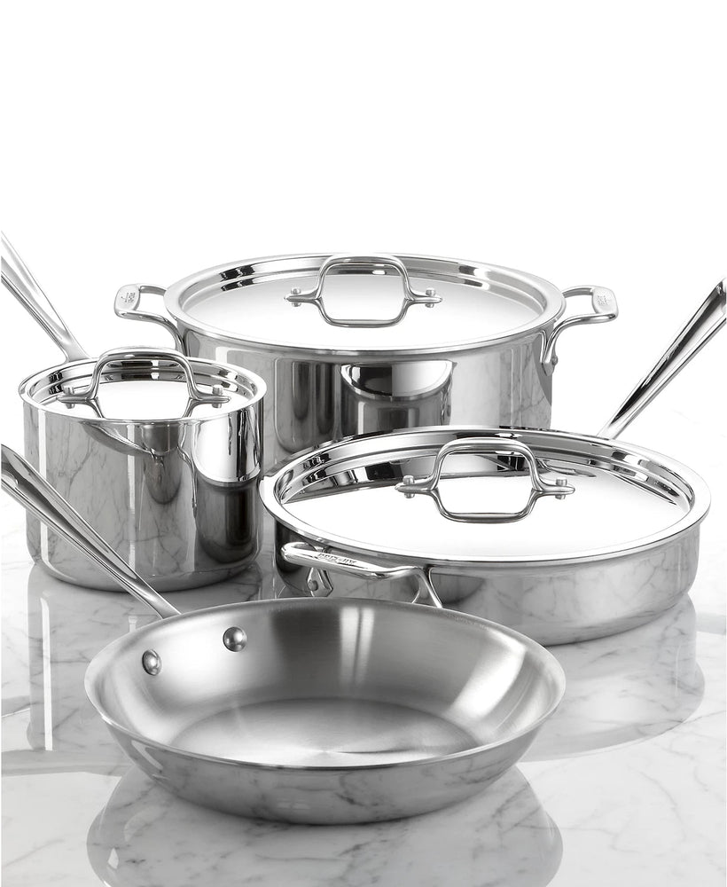 Stainless Steel 7-Pc. Cookware Set Kitchen Appliances Set2save 